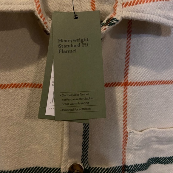 Goodfellow Cream Plaid Button-Up Shirt - Picture 6 of 15